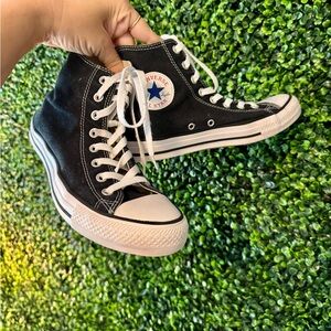 Converse Black and White High-Tops